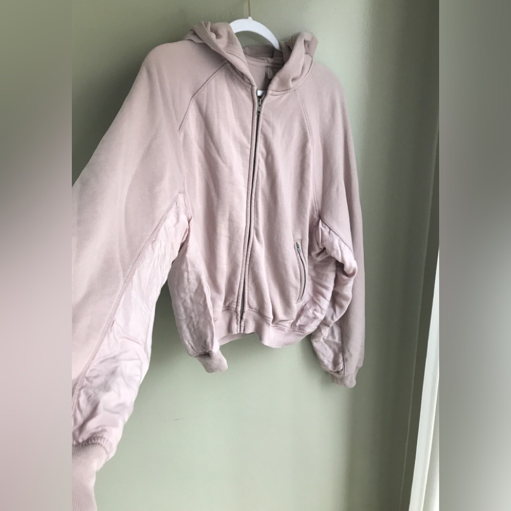 Skims Relaxed French Terry Zip Hoodie Size: S/P - Picture 4 of 14